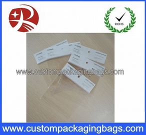 Sacos de empacotamento recicl do costume da cópia, sacos pequenos de OPP com encabeçamento
