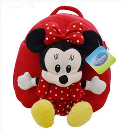 A escola bonita das crianças de Disney Backpacks o saco de escola de Minnie Mouse para o bebé