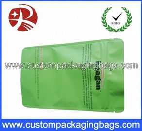 O saco de café Ziplock da folha de alumínio verde do ANIMAL DE ESTIMAÇÃO/AL/PE que empacota com levanta-se