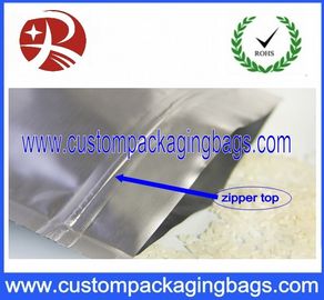 Waterproof levantam-se a resistência de empacotamento do oxigênio do saco plástico do zíper