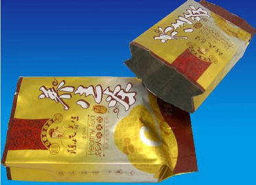 O produto comestível da folha levanta-se a umidade Sealable de empacotamento do calor do malote do chá - prova