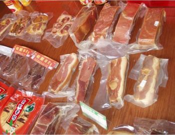 Limpe o Não-escapamento de empacotamento dos bens do Meados de-selo do saco do malote do alimento da carne de porco/carne