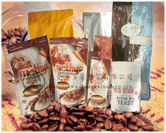 Plásticos personalizados levantam-se o reforço lateral do malote/sacos de empacotamento do café