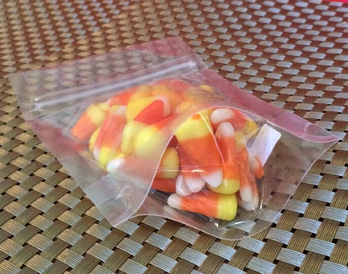 O ANIMAL DE ESTIMAÇÃO plástico do PE laminou levanta-se claramente o malote 250g 300g 500g para doces/pó