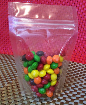 O ANIMAL DE ESTIMAÇÃO plástico do PE laminou levanta-se claramente o malote 250g 300g 500g para doces/pó