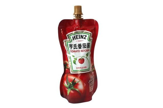 Levante-se o empacotamento biodegradável da folha de alumínio para o molho de tomate