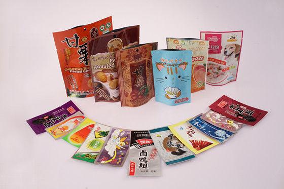Sacos de plástico para lanches impressos PET / PE / AL / CPP Embalagem flexível para alimentos