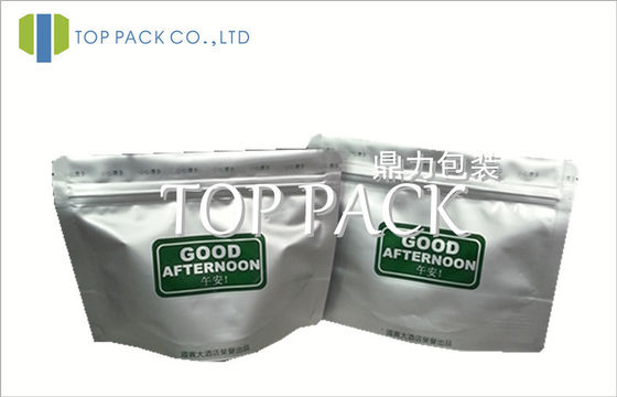 A folha de alumínio levanta-se malotes do alimento com Ziplock 80micron - 200micron