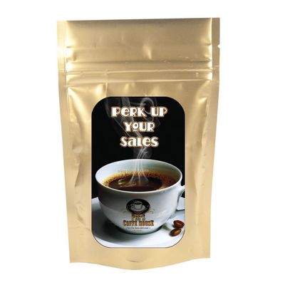 Sacos de empacotamento do café do Fecho de correr-Fechamento do poliéster da impressão com o reforço da parte inferior da válvula