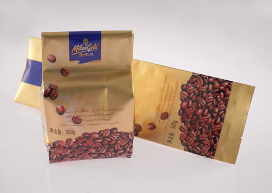 Selagem térmica malote laminado do empacotamento flexível do alimento para o café, saquinhos de chá