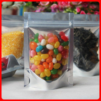 A superfície lustrosa do ANIMAL DE ESTIMAÇÃO do AL do PE selou os sacos de plástico Resealable 200g 250g 500g
