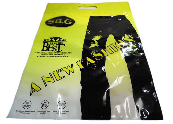 Sacos de empacotamento do vestuário plástico perfurado transparente para calças