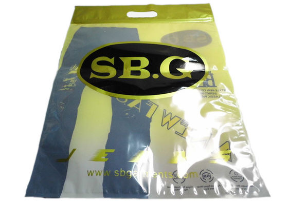Sacos de empacotamento do vestuário plástico perfurado transparente para calças