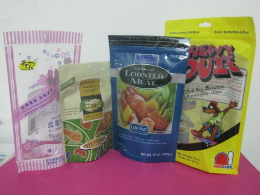 A impressão feita sob encomenda levanta-se os sacos inferiores do reforço para alimentos para animais de estimação