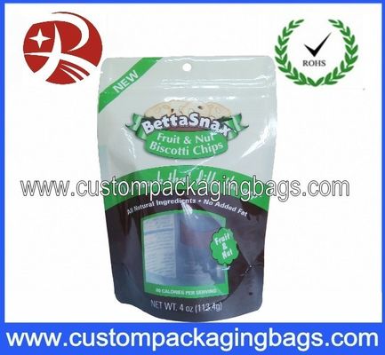Ziplock plásticos levantam-se os malotes que empacotam para biscoitos/biscoitos
