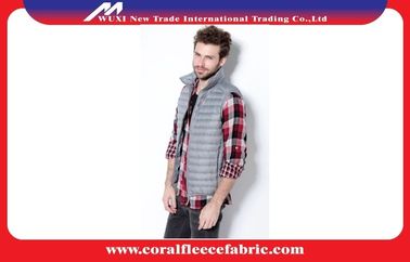 O peso leve de Packable do Dianteiro-Fecho de correr estofou a veste do soprador dos homens para baixo com colar ereto