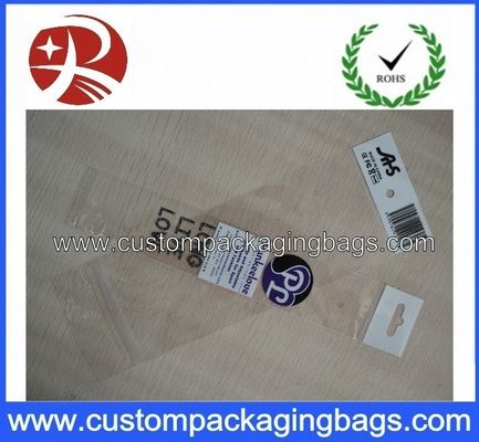 Sacos de empacotamento recicl do costume da cópia, sacos pequenos de OPP com encabeçamento
