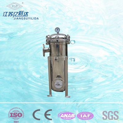 Filtro de saco industrial para o tratamento da água, peúga de aço inoxidável do alimento do alojamento