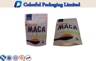 Resealable biodegradáveis do produto comestível levantam-se malotes para especiarias, molhos, carne