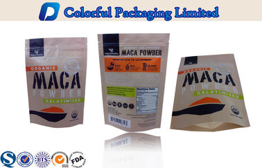 Resealable biodegradáveis do produto comestível levantam-se malotes para especiarias, molhos, carne
