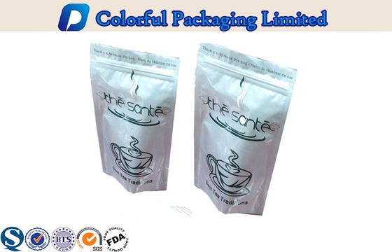 a folha 250g/500g/1kg de alumínio Ziplock levanta-se o malote para o empacotamento do chá