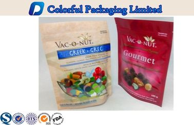 O ANIMAL DE ESTIMAÇÃO personalizado + o verniz de Matt Resealable levantam-se malotes para petiscos, alimento da porca