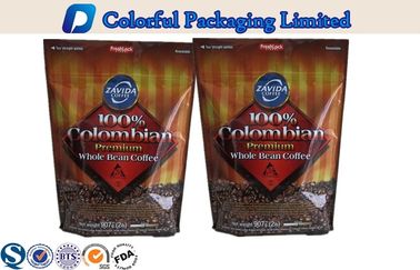 a impressão feita sob encomenda resealed levanta-se malotes do alimento para o chá/café/biscoitos
