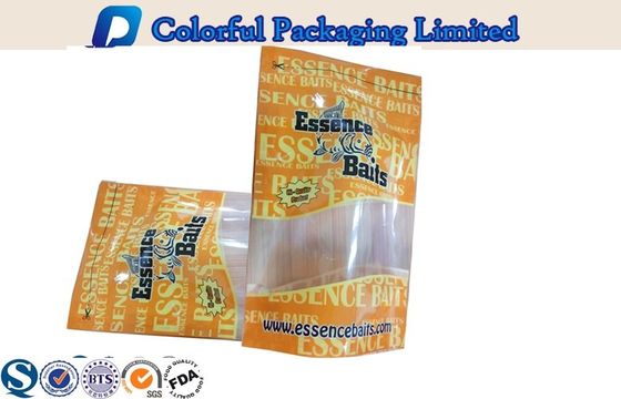 plásticos ambientais da atração Degradable dos peixes 1Lb levantam-se o malote com janela