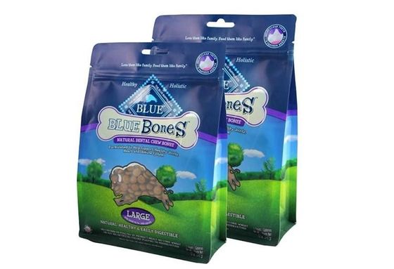 Malote impresso Resealable da parte inferior lisa de empacotamento de alimento para cães com zíper